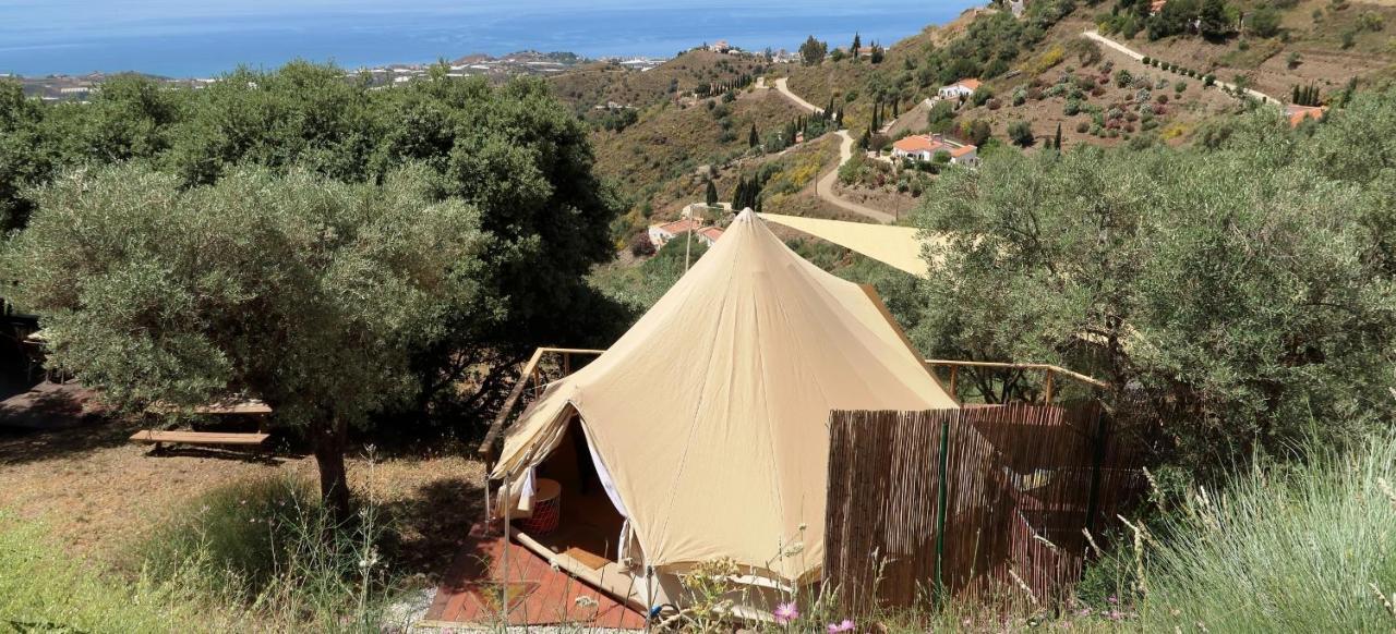 Campo Agave Luxury Tents Sayalonga Exterior photo